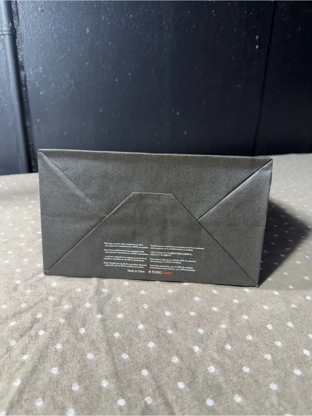 Harley-Davidson Black Paper Gift Bag with White Logo